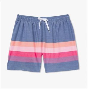 Chubbies swim trunks shorts The Sunset Stripe 5.5" Stretch (Zipper Back Pocket)